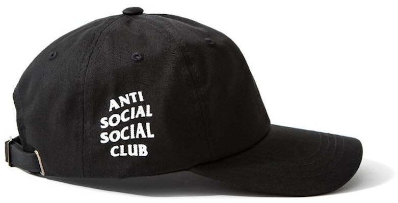 Anti Social Social Club WEIRD CAP Black Order Anti Social Social Club WEIRD CAP Black