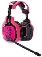 Anti Social Social Club Wired Headset Pink Anti Social Social Club Wired Headset Pink