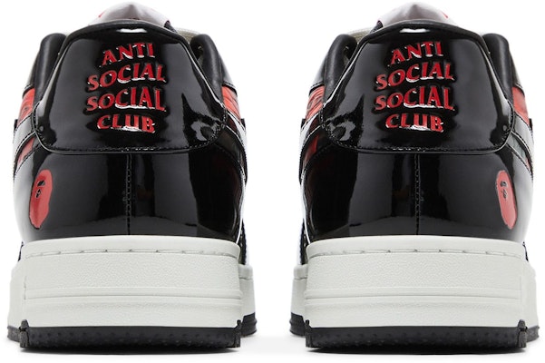 反社会俱乐部 x BAPE 黑色猿人头Ikon联名款球鞋 1K73191909-BLK Details for 反社会俱乐部 x BAPE 黑色猿人头Ikon联名款球鞋 1K73191909-BLK