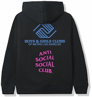 Anti Social Social Club x BGCMLA Hoodie Black Anti Social Social Club x BGCMLA Hoodie Black