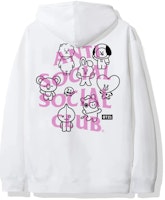 Anti Social Social Club x BT21 Traceable Hoodie (FW19) White Anti Social Social Club x BT21 Traceable Hoodie (FW19) White