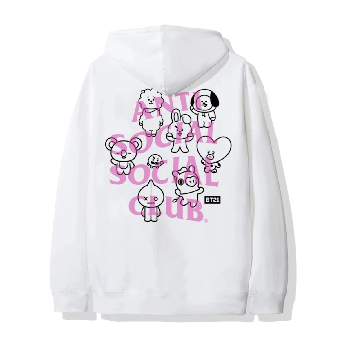 Buy Anti Social Social Club x BT21 Traceable Hoodie (FW19) White