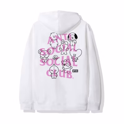 ASSC BT21 Traceable Hoodie (FW19) White