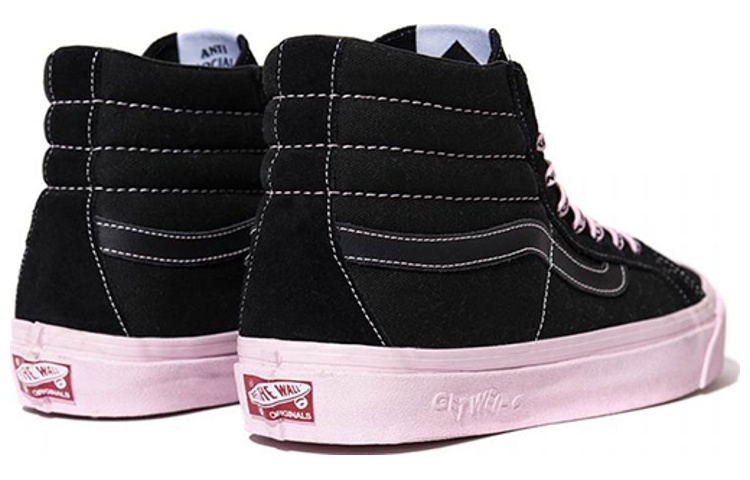 Shop Anti Social Social Club x Dover Street Market x Vans Sk8-Hi 'Hitam' VN0A36C7OYN