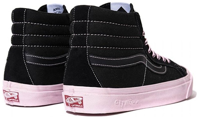 Anti Social Social Club x Dover Street Market x Vans Sk8-Hi 'Hitam' VN0A36C7OYN Shop Anti Social Social Club x Dover Street Market x Vans Sk8-Hi 'Hitam' VN0A36C7OYN