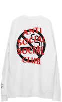 Anti Social Social Club x FR2 Crewneck White Anti Social Social Club x FR2 Crewneck White