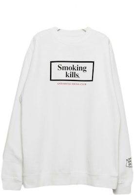 Anti Social Social Club x FR2 Crewneck White Order Anti Social Social Club x FR2 Crewneck White