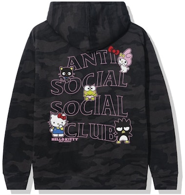 Anti Social Social Club x Hello Kitty and Friends Hoodie Black Camo Buy Anti Social Social Club x Hello Kitty and Friends Hoodie Black Camo