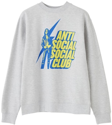Anti Social Social Club x Hysteric Glamour Sweatshirt Heather Grey Buy Anti Social Social Club x Hysteric Glamour Sweatshirt Heather Grey
