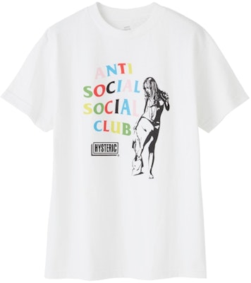 Anti Social Social Club x Hysteric Glamour T-Shirt White Buy Anti Social Social Club x Hysteric Glamour T-Shirt White