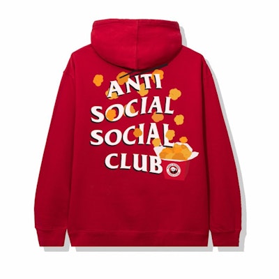 Anti Social Social Club x Panda Express Red Hoodie Red Buy Anti Social Social Club x Panda Express Red Hoodie Red