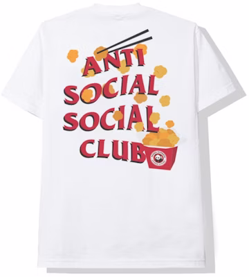 Anti Social Social Club x Panda Express White Tee White Buy Anti Social Social Club x Panda Express White Tee White