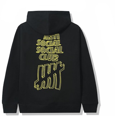 Anti Social Social Club x UNDEFEATED Hoodie Black Buy Anti Social Social Club x UNDEFEATED Hoodie Black