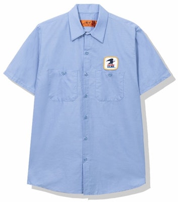 Anti Social Social Club x USPS Work Shirt Light Blue Buy Anti Social Social Club x USPS Work Shirt Light Blue