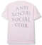 Order Anti Social Social Club x USPS Work Tee Pink