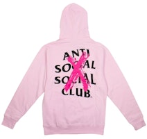 Anti Social Social Reebok Club Cancelled Hoodie Pink Anti Social Social Reebok Club Cancelled Hoodie Pink