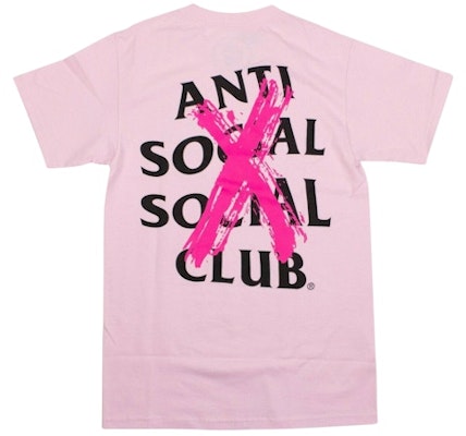 Anti Social Social Reebok Club Cancelled T-Shirt Pink Buy Anti Social Social Reebok Club Cancelled T-Shirt Pink