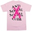 Buy Anti Social Social Reebok Club Cancelled T-Shirt Pink