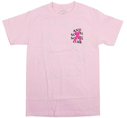 Anti Social Social Reebok Club Cancelled T-Shirt Pink Order Anti Social Social Reebok Club Cancelled T-Shirt Pink