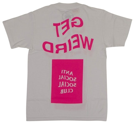 Anti Social Social Reebok Club CYA Get Weird T-Shirt White Order Anti Social Social Reebok Club CYA Get Weird T-Shirt White