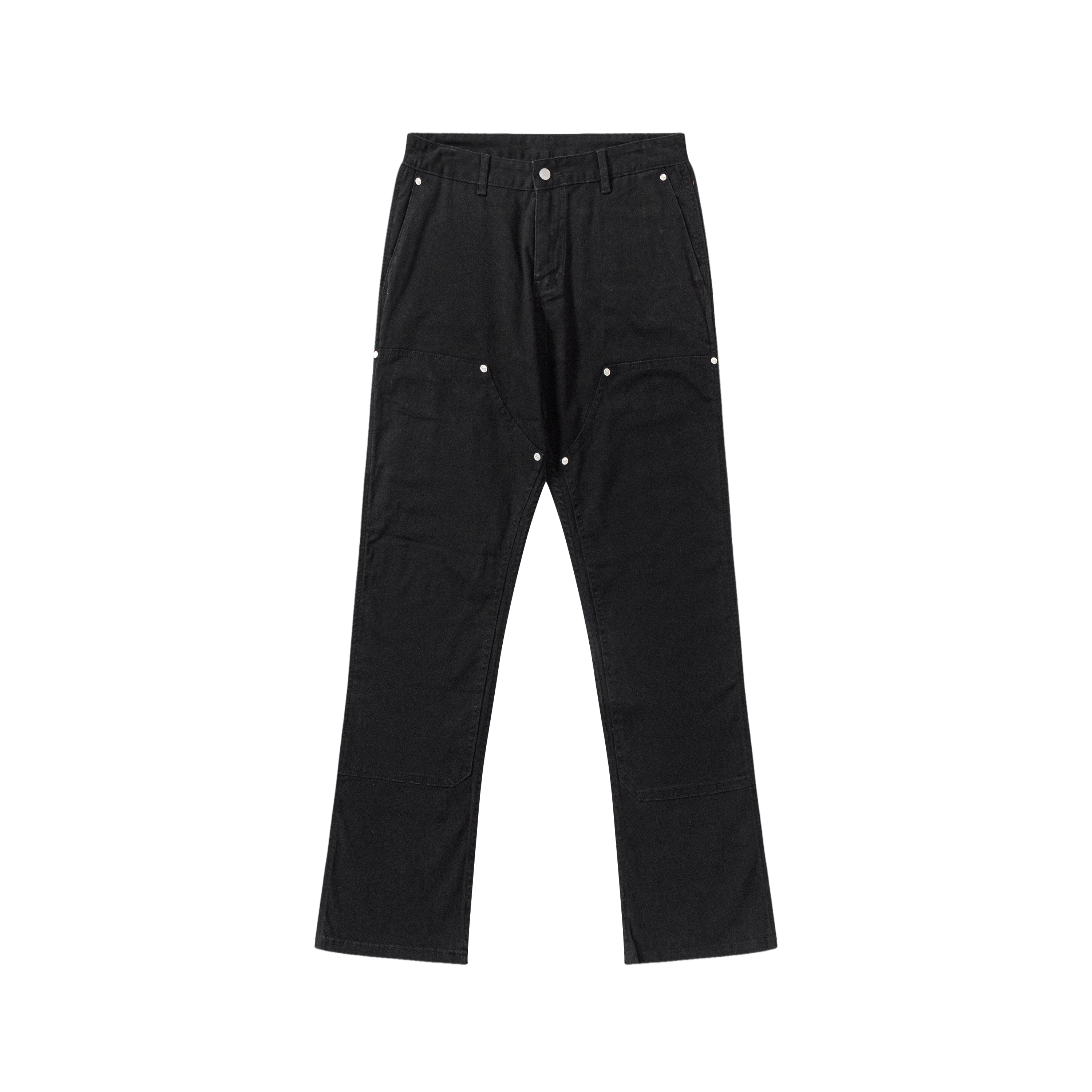 ANYWEARLAB Solid Color Mid-Waist Cargo Pants KZ05