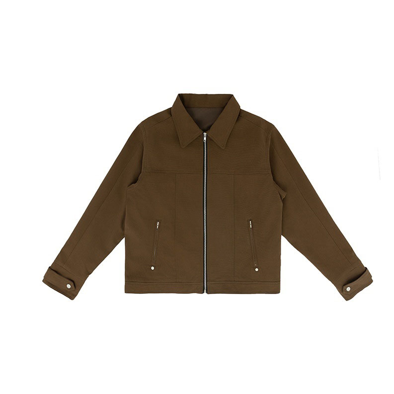 ANYWEARLAB Washed Vintage Cleanfit Jacket - High Street Vibe Workwear Style WT02