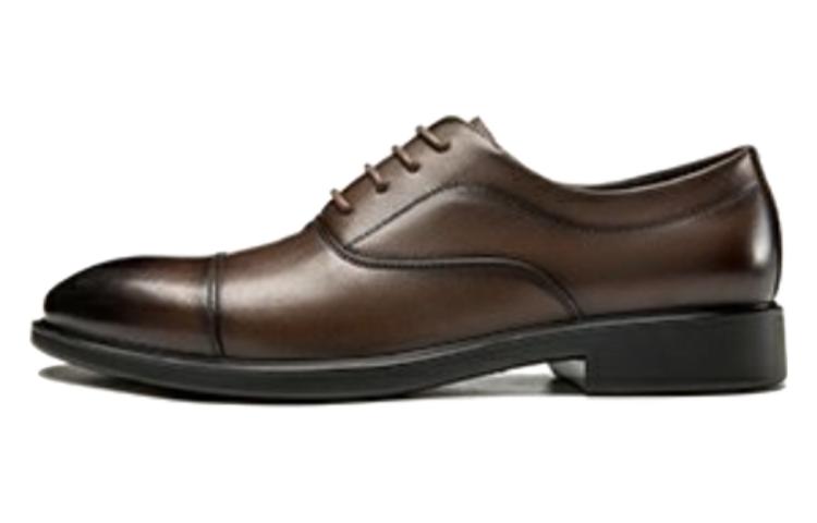 Aokang 'Brown Round Toe Dress Shoes' 1233111028