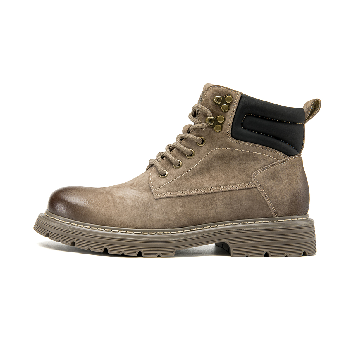 Aokang 'Pigskin Daily Mid-Cut Outdoor Boot' 圖 2