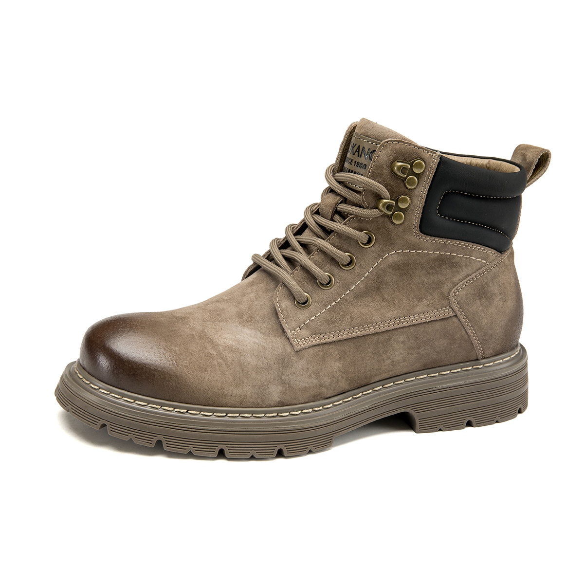 Aokang 'Pigskin Daily Mid-Cut Outdoor Boot' 圖 3