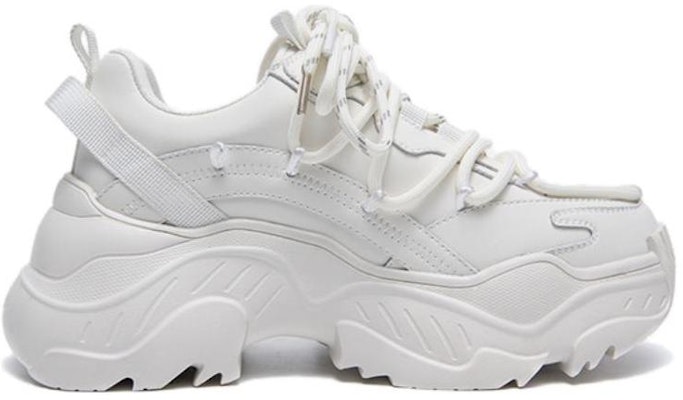 奧康AOKANG 拼接氣墊厚底增高 低幫 老爹鞋 白色 Order 奧康AOKANG 拼接氣墊厚底增高 低幫 老爹鞋 白色