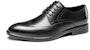 Aokang Hitam 'British Retro Formal' Kasut Lelaki. 1223211077