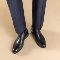 Aokang Negro 'Estilo Británico Retro Formal' 1223211077 Sizing Aokang Negro 'Estilo Británico Retro Formal' 1223211077