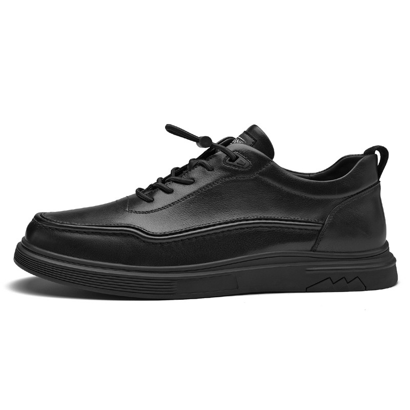 AOKANG Black Slip-On Loafers Business Casual Dress Shoes for All Seasons. 1245322150W