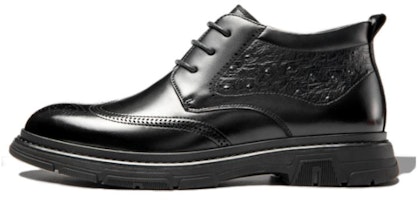 Aokang Brogue Ankle Boots 'Black' 1223011012 Aokang Brogue Ankle Boots 'Black' 1223011012