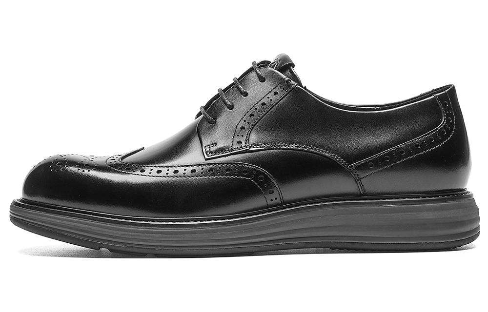 Aokang Brogue Business Casual 'Black Leather' 6221614089