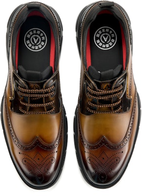 Aokang Brogue Business Sport Leather Shoes 'Brown' 6231511180 Shop Aokang Brogue Business Sport Leather Shoes 'Brown' 6231511180