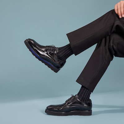 Aokang Zapatos Oxford Brogue 'Retro Británico Negro' 1223114042 Sizing Aokang Zapatos Oxford Brogue 'Retro Británico Negro' 1223114042