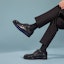 Sizing Aokang Brogue Ukiran Oxford 'Retro British Hitam' 1223114042
