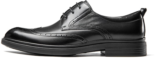 Aokang Brogue Leather Oxford 'Black Business' 1223211020 Aokang Brogue Leather Oxford 'Black Business' 1223211020