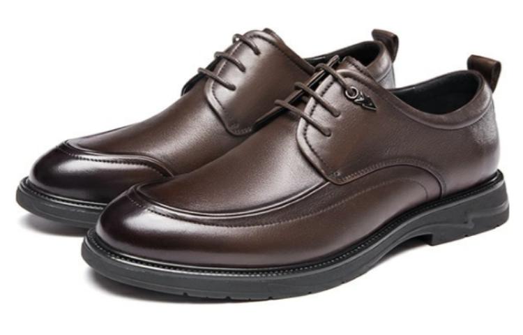 Aokang Business Commute 'Brown Leather Dress Shoes' 圖 3