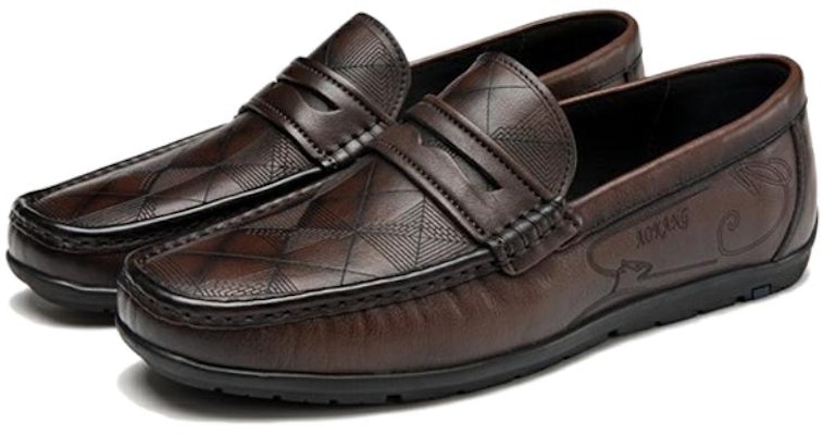 Aokang Casual Loafer 'Comfortable Flat Brown Leather' 1223424016 Order Aokang Casual Loafer 'Comfortable Flat Brown Leather' 1223424016