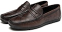 Order Aokang Kasut Loafer Kasual 'Kulit Coklat Rata Selesa' 1223424016