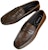Aokang Kasut Loafer Kasual 'Kulit Coklat Rata Selesa' 1223424016