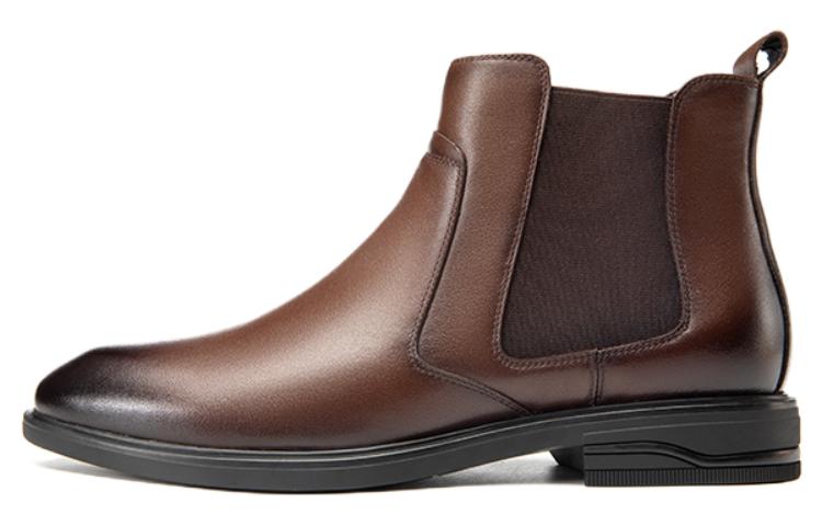 Buy Botas Chelsea Aokang 'Cuero Marrón Retro Británico' 1223011026