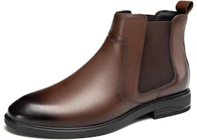 Order Aokang Chelsea Boots 'Retro British Brown Leather' 1223011026