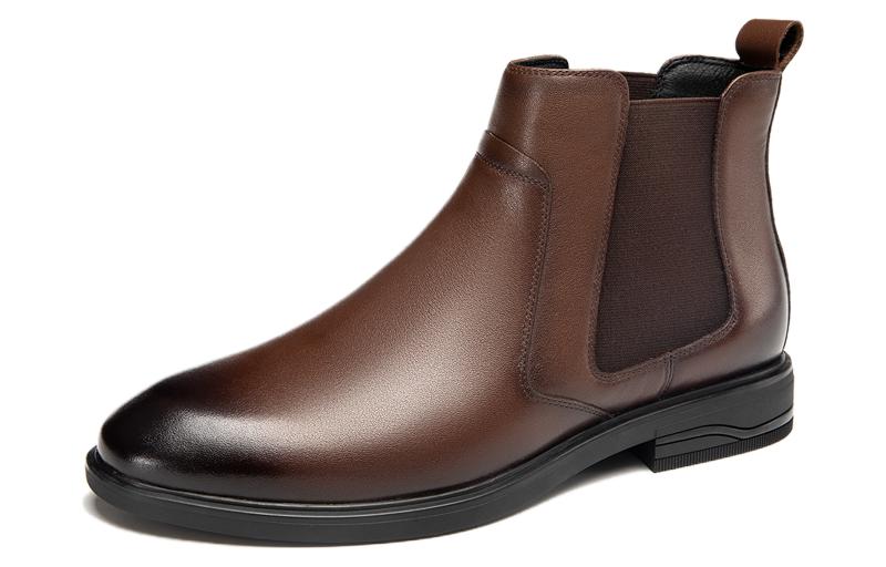 Order Botas Chelsea Aokang 'Cuero Marrón Retro Británico' 1223011026