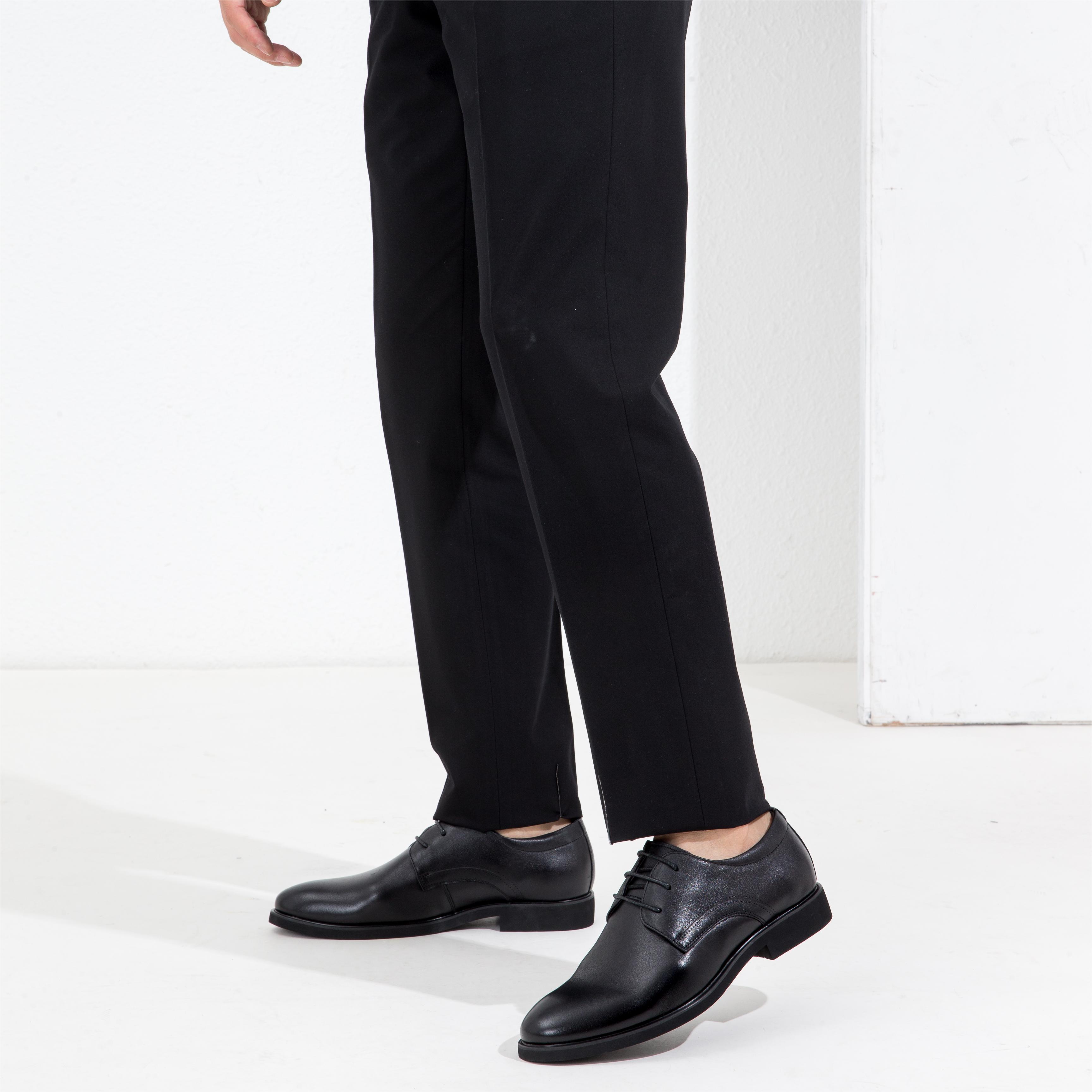 Sizing AOKANG クラシック革靴「黒 comfort」 1233111111