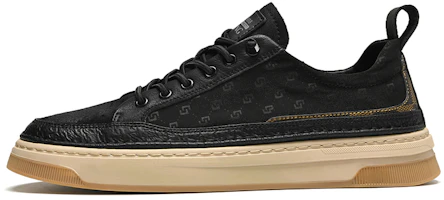 Aokang Classic Round Toe Lace-Up Low-Top Sneakers 'Korean Thick Sole Elevated Casual' 1235322039W Aokang Classic Round Toe Lace-Up Low-Top Sneakers 'Korean Thick Sole Elevated Casual' 1235322039W