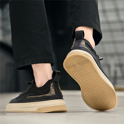 Zapatillas Aokang Clásicas de Punta Redonda con Suela Gruesa Elevada Casual. 1235322039W 3