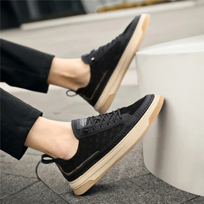 Zapatillas Aokang Clásicas de Punta Redonda con Suela Gruesa Elevada Casual. 1235322039W 2